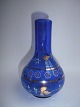 Vase in blue 
Bristol glass , 
England approx. 
1880.
19cm. high and 
7 cm. at the 
bottom.
