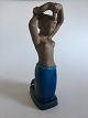 Royal Copenhagen Johannes Hedegaard Figurine Girl setting her hair No 21739