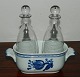 Tranquebar oil 
and vinegar set 
from Alumina 
with original 
bottels. All 
parts in good 
condition ...