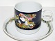 Rosenthal 
studio-line, 
Bjorn Wiinblad, 
coffee cup and 
saucer.
Diameter of 
the cup is 7.0 
cm., ...