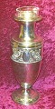 Vase of 
silverplate 
with glasspool 
from Holmegaard