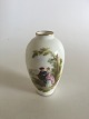 Royal 
Copenhagen 
Saxon Flower 
vase with 
Romantic Scene 
by Henning 
Larsen (Old 
Larsen). 
Measures ...