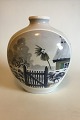 Royal 
Copenhagen Art 
Nouveau Unique 
Vase by Harald 
Henriksen with 
Winter motif. 
Måler 32.5 cm / 
...