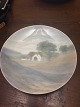 Bing & Grondahl Art Nouveau Wall Plate with landscape No 6411/357-20