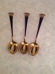 3 pcs. Tea 
spoon with Blue 
Enamel. 
Sterling 925s 
Length: 9.5 
cm. 
price per 
piece. USD 20, 
...