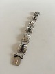 Georg Jensen Silver Bracelet with opals No 14