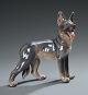 Dahl Jensen porcelain figurine in the form of a German shepherd, Number 1087.