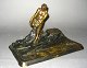 L. Eisenberger 
inkwell, 
Germany o. 
1900. patina 
bronze. With 
room for pens. 
Decoration in 
the ...