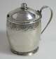 Mustard jar in 
silver, stamped 
Copenhagen 
1814, with 
master mark, 
J&oslash;rgen 
Hauerberg (1805 
...