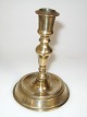 Candlestick in 
brass, 18 - 
19th c. Næstved 
type. Denmark. 
Unstamped. H .: 
13.5 cm.