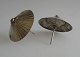 Pair, salt containers shaped like sun umbrella; stamped sterling 925. China. Dia .: 7 cm. ...