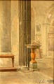 Italian artist 
19th century.: 
Church 
Interior. 
Watercolor. 
Signed .: G. 
Varaesi. 54 x 
35 cm.
