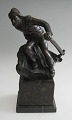 Schaffert, W. (1895 - 1915) Germany: A fisherman. Bronze. Signed .: W. Schaffert fec. H .: 24 cm. 