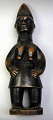 African female 
figure in wood, 
20th century. - 
Older. H .: 39 
cm.