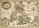 Hand colored 
map of England, 
French edition, 
1709. Produced 
by Hubert 
Iaillot. 
Artist: 
Cordier. ...