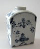 Meissen tea 
cannister in 
porcelain, 18th 
century. Plain 
and painted 
blue with 
scattered 
flowers. ...