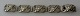 Danish bracelet 
in silver, c. 
1930, with leaf 
ornamentation. 
L .: 20.5 cm. 
Stamped 830 s. 
No ...