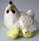 H. A. Kähler 
spare hen with 
three chickens, 
designed by 
Erik Stockmarr 
in 1949. 
Prepared for 
...