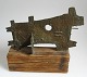 Salamon, Josef 
(1932 -) 
Denmark: 
Komposition. 
Bronze on wood. 
Signed .: 
SALAMON. L .: 
22 cm. H ...