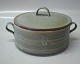 512 Casserole without lid 8 x 19 cm 2.5 l / 5 pints (1862)
 Rune, Green Nissen Kronjyden B&G Quistgaard  Stoneware