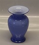 Holmegaard 
Glass Vase 
Light Blue and 
white  15.5 cm
