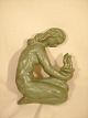 
Jade green 
Figuren nude 
girl with torch 
jadegrønd made 
by michal 
Andersen