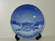 Bing & Grondahl 
Christmas Plate 
from 1962, 
Winter Night. 
Factory first, 
perfect 
condition.