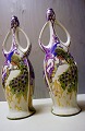A pair of Arnhem "Ram" porcelain vases, Netherlands.