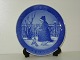 Royal 
Copenhagen 
Christmas Plate 
from 1955, Girl 
in the Local 
Custome of 
Fanoe Feeding 
...