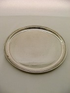 Silver smith Toxvrd Copenhagen round sterling silver tray dia. 36.5 cm. weight 1012 gr.  # 207693