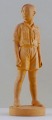 Scout figure in terracotta, stamped year 1902 - 1942.