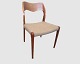 Chair no. 71
J. L. Møller's 
Furniturefactory 
(Møbelfabrik)
Teak and seat 
in gray ...