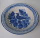 French 
earthenware 
bowl, 
around1800. 
Light slip with 
blue paint of a 
bird on a 
branch. The 
dish ...