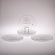 "Pioni" Oiva 
Toikka, 10 art 
glass plates. 
1970s. Clear 
glass. 
In perfect 
condition. 
Diameter ...
