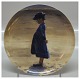 B&G Skagen Artist plates 21 cm B&G 1989 Plate # 4 Images of Skagen "Girl in 
Blue"  P.S. Kroeyer 21 cm
