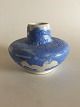 Rorstrand Art 
Nouveau Vase 
Crystalline in 
Blue. Measures 
12,5cm.