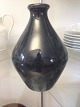 Royal Copenhagen Art Nouveau Crystalline Glaze Vase in Black by Ludvigsen