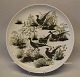 Diana Royal Copenhagen Aluminia Faience 
1066-5371 Large dish with pheasants 36,5 cm Nils Thorsson