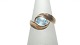 Gold ring with 
light blue 
stone 8 Karat
Stamp: Mp.c 
Mp.c 
Size 60 19,10 
mm. 
Beautiful ...