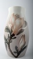 Early B&G, Bing & Grondahl porcelain vase with flowers. 
