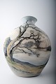 B&G, Bing & 
Grondahl vase 
landscape 
around 1920. 
Early Stamp. 
"BS" 
1st. factory 
quality. In ...