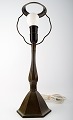 Just Andersen: Table Lamp, patinated metal.