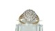 Gold ring with 
Diamonds 9 
Carat
Stamp: 375, 
Dia 0.25
Size: 56, 
17.82 mm.
None or almost 
none ...