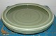 Large Royal Copenhagen tray in celadon glaze by Hans Henrik Hansen