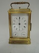 Travel clock. 
Carl Ranch. 
Height 14 cm. 
There are 
petite 
Sonnerie, 
Grande 
Sonnerie, 
alarm, ...