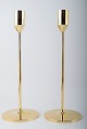 A pair of candlesticks designed by Richard Hutten for Skultuna.