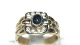 Gold ring with 
Diamond 14 
Carat 
Stamp: 585 A 
of a ring 
Size 56 17.8 
mm. 
Beautiful ...