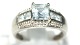 White Gold Ring 
with Diamonds 9 
Carat 
Stamp: 375, 
British stamps, 
Dia 
Size 55, 17.5 
mm. ...