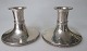 Pair of low 
silver 
candlesticks, 
1939, Denmark. 
Round base. 
Total weight: 
132 grams. 
Stamped.&nbsp;