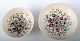 Eteri Tomula 
for Arabia, 
Finnish design. 
Two miniature 
porcelain 
bowls, 
decorated with 
flowers. ...